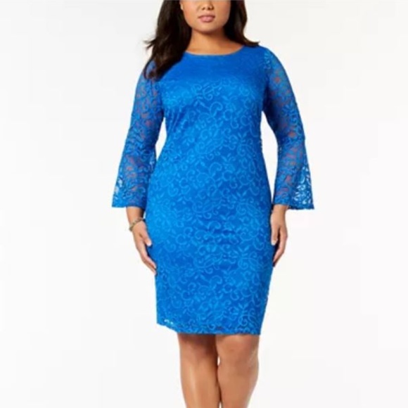 Alfani Dresses & Skirts - Alfani Bell Sleeves Knee Length Party Dress 22W